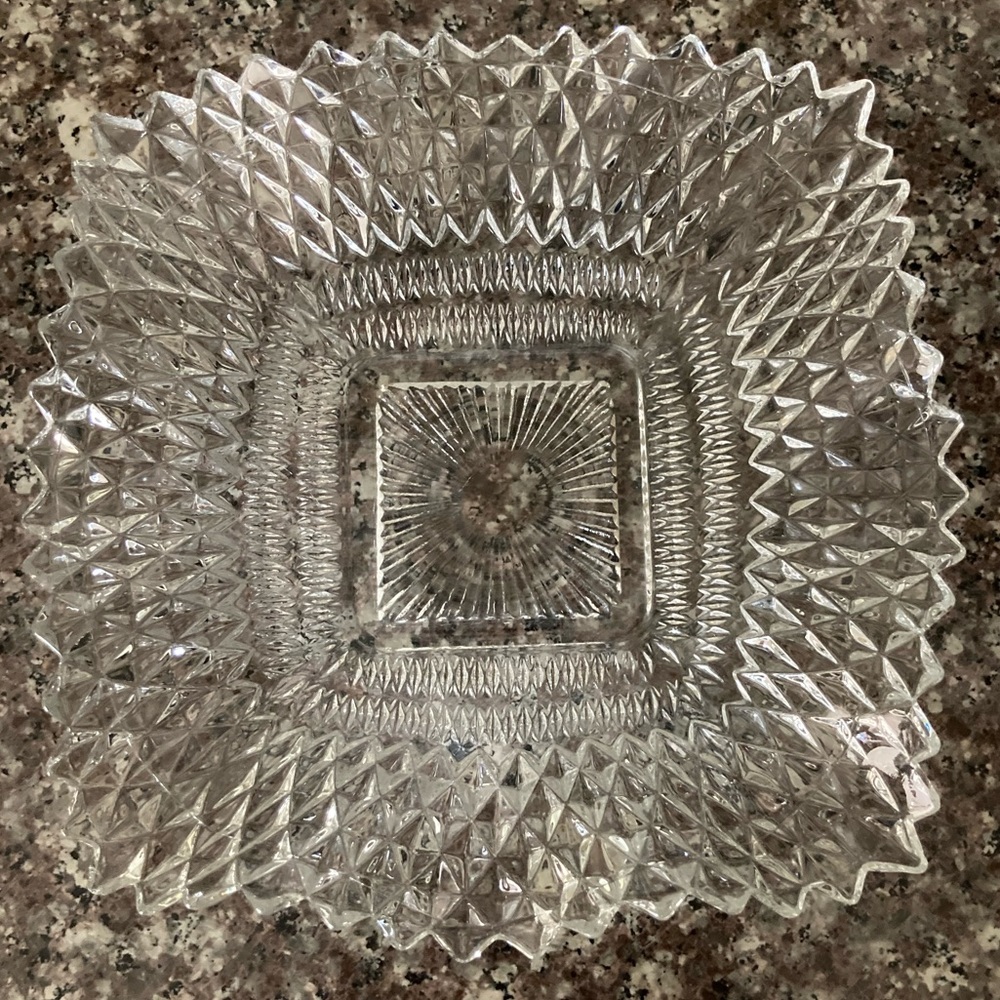SET of SIX Small Glass Vintage Bowls